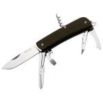 Багатофункціональний ніж Ruike Criterion L31, (8.5 см) 12C27 / G10 коричневий, 18 інстр.