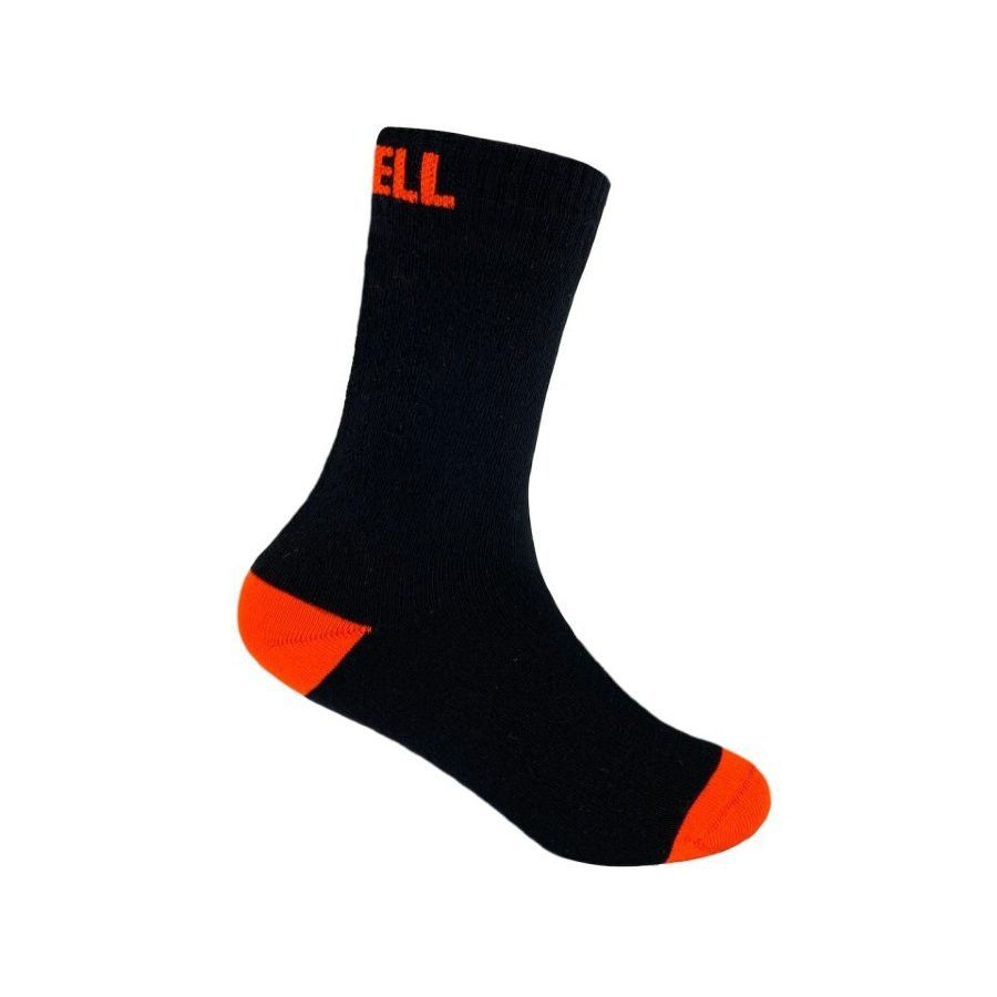 5002623.970 Шкарпетки водонепроникні дитячі Dexshell Ultra Thin Children Sock, р-р M, чорний/помаранчевий - Зображення 1