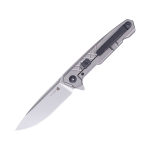 Ніж складаний туристичний Ruike M875-TZ, (8.9 см) N690Co / TC4 (титан) сірий