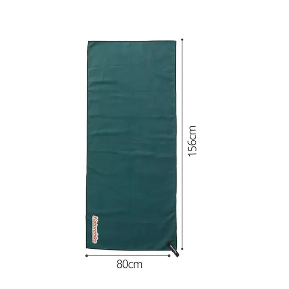 6976023925467 Рушник швидковисихаючий Naturehike CNK2300SS010, 156*80, темно-зелений - Зображення 1