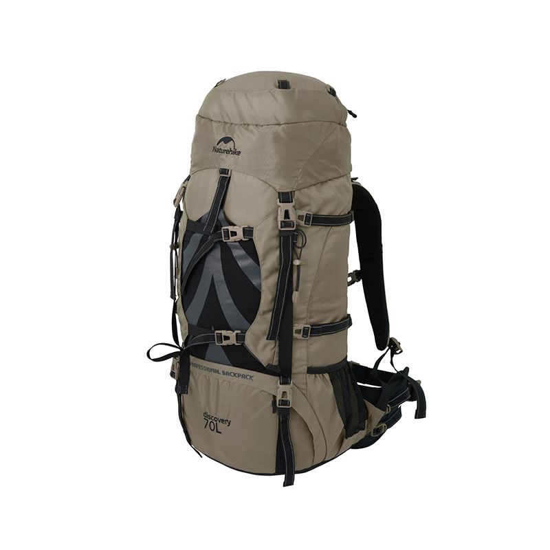 800-1_result-7 Рюкзак туристичний Naturehike NH70B070-B, 70 л + 5 л, світло-коричневий - Зображення 1