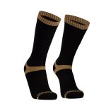 Шкарпетки водонепроникні Dexshell Hytherm Pro Socks, розмір XL (47-49), чорні з коричневою смугою