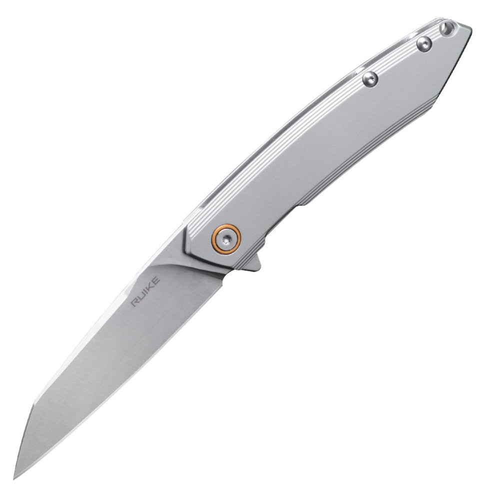 9013087.970 Ніж складаний туристичний Ruike P831S-SA, (8.5 см) 14C28N / 3cr14n сірий - Зображення 1