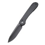Ніж складаний туристичний Civivi Elementum Pocket, (8.9 см) 14C28N / G10 чорний