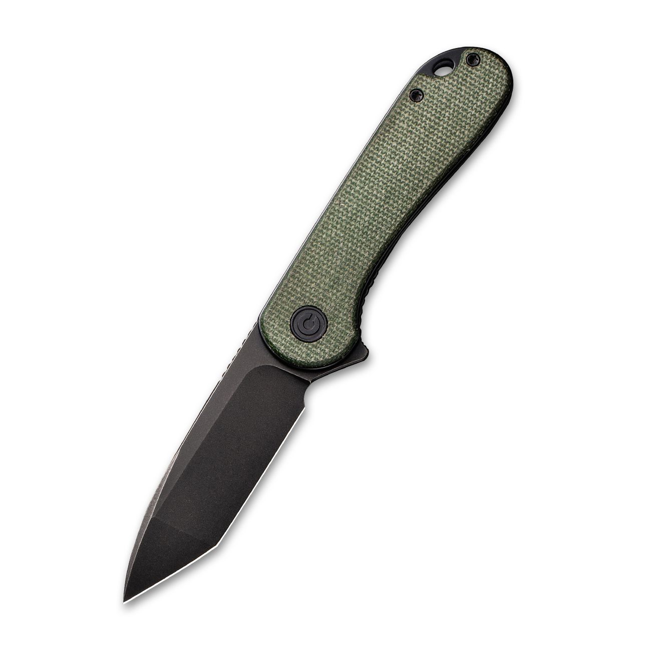 C907T-E_1 Ніж складаний кишеньковий Civivi Elementum, (7.5 см) D2 / Micarta зелений - Зображення 1