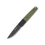 Ніж складаний туристичний Ganzo G721В (8.5 см) 440C / G10 зелений, чорний клинок