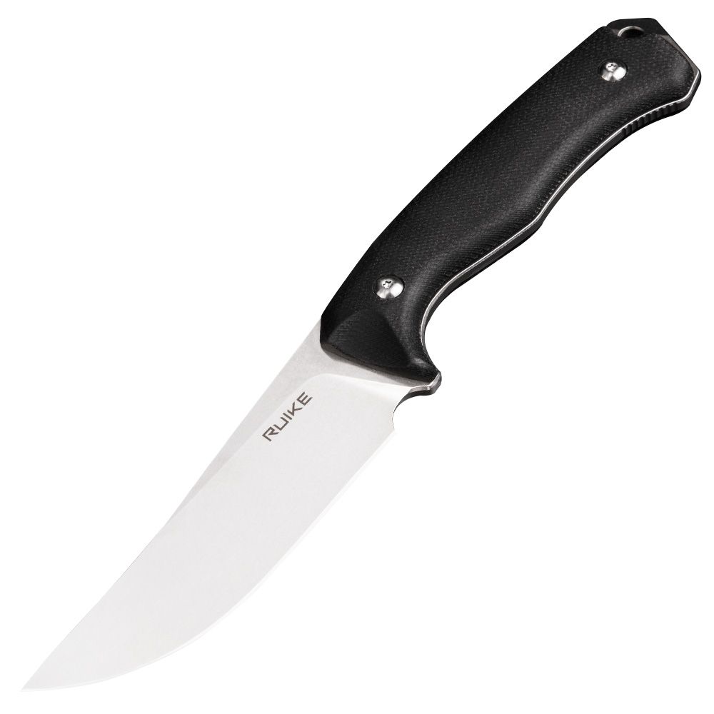 P3 Ніж фіксований мисливський Ruike F186-MB, (11.8 см) D2 / Micarta чорний - Зображення 1
