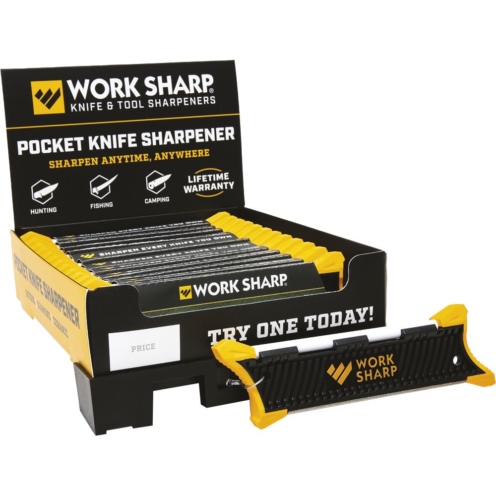 WSGPS-12-1 Комплект механічних точилок Work Sharp POCKET KNIFE SHARPENER 12 PACK & 1 DISPLAYS WSGPS-12 - Зображення 1