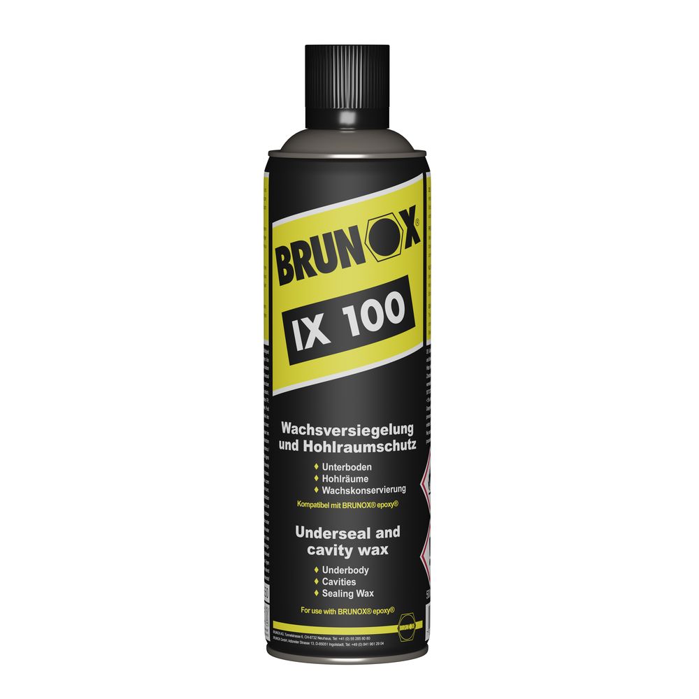 ix100-500 Інгібітор іржі зі стійким восковим покриттям Brunox IX 500ml - Зображення 1