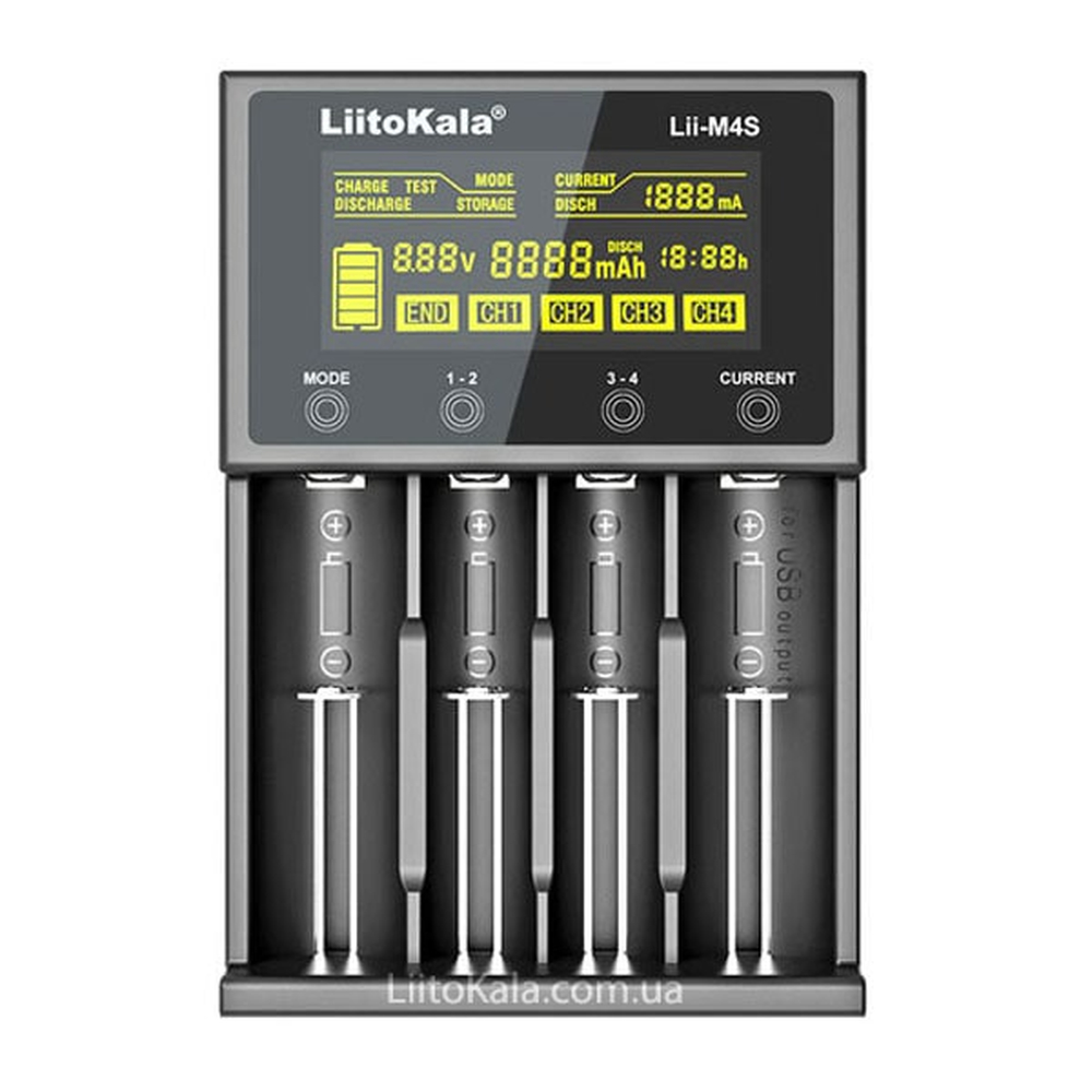 головна-30 Зарядний пристрій LiitoKala Lii-M4S - Зображення 1