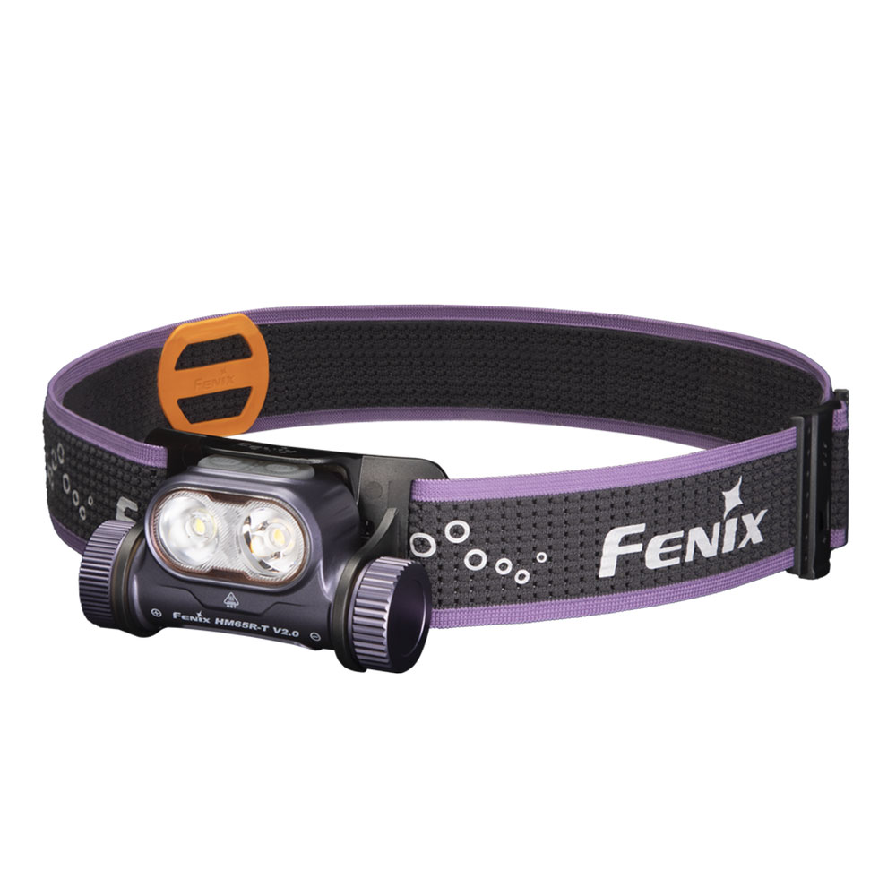 темно-фиол Ліхтар налобний Fenix HM65R-T V2.0 темно-фіолетовий - Зображення 1
